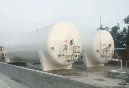 10m³ Cylindrical Cryogenic Liquid Storage Tank